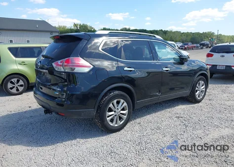 2014 Nissan Rogue Sv из США, поврежденный, VIN 5N1AT2MV4EC750838